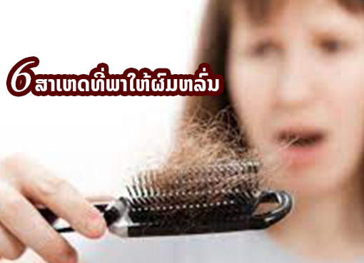 6 ສາເຫດ ທີ່ເຮັດໃຫ້ຜົມຫລົ່ນ - - 6 ສາເຫດ ທີ່ເຮັດໃຫ້ຜົມຫລົ່ນ 6 ສາເຫດ ທີ່ເຮັດໃຫ້ຜົມຫລົ່ນ - - 6 ສາເຫດ ທີ່ເຮັດໃຫ້ຜົມຫລົ່ນ
