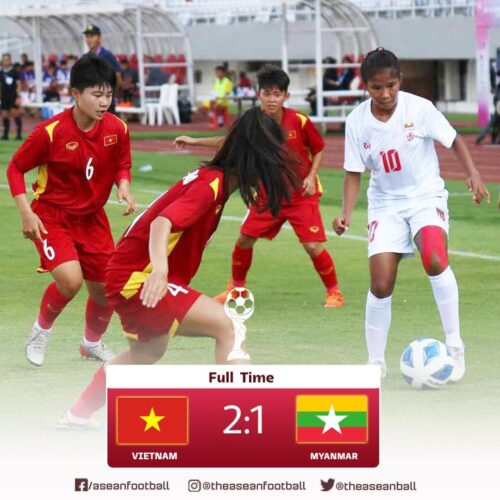 U19 ທີມຍິງ ທີມຊາດຫວຽດນາມ ແຊງຊະນະ U19 ທີມຍິງ ທີມຊາດມຽນມາ ແບບຫວຸດວິດ 2-1 ເຂົ້າຮອບຊິງຊະນະເລີດ - 360125979 659222872903293 5838331330367884751 n e1689300141860 - U19 ທີມຍິງ ທີມຊາດຫວຽດນາມ ແຊງຊະນະ U19 ທີມຍິງ ທີມຊາດມຽນມາ ແບບຫວຸດວິດ 2-1 ເຂົ້າຮອບຊິງຊະນະເລີດ U19 ທີມຍິງ ທີມຊາດຫວຽດນາມ ແຊງຊະນະ U19 ທີມຍິງ ທີມຊາດມຽນມາ ແບບຫວຸດວິດ 2-1 ເຂົ້າຮອບຊິງຊະນະເລີດ - 360125979 659222872903293 5838331330367884751 n e1689300141860 - U19 ທີມຍິງ ທີມຊາດຫວຽດນາມ ແຊງຊະນະ U19 ທີມຍິງ ທີມຊາດມຽນມາ ແບບຫວຸດວິດ 2-1 ເຂົ້າຮອບຊິງຊະນະເລີດ