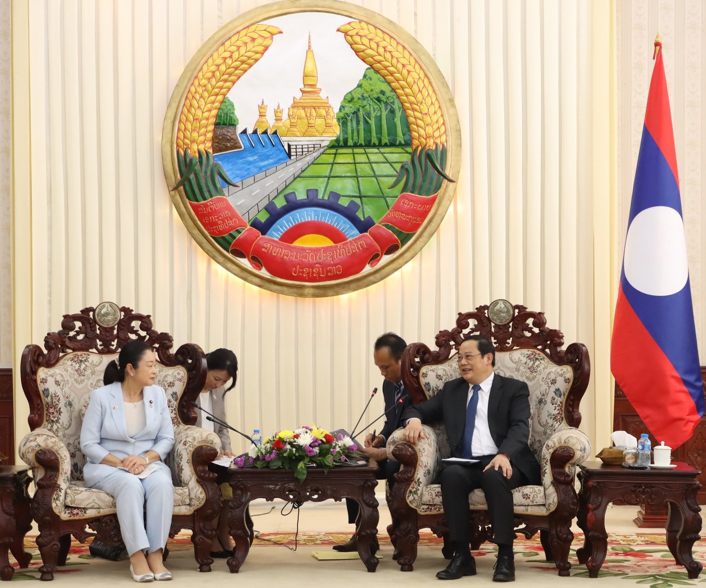 ລັດຖະບານລາວສະເໜີໃຫ້ລັດຖະບານຍີ່ປຸ່ນ ພິຈາລະນາຊຸກຍູ້ການເປີດຖ້ຽວບິນໂດຍກົງ ລາວ-ຍີ່ປຸ່ນ ເພື່ອສົ່ງເສີມການໄປມາຫາສູ່ກັນ - 8503 - ລັດຖະບານລາວສະເໜີໃຫ້ລັດຖະບານຍີ່ປຸ່ນ ພິຈາລະນາຊຸກຍູ້ການເປີດຖ້ຽວບິນໂດຍກົງ ລາວ-ຍີ່ປຸ່ນ ເພື່ອສົ່ງເສີມການໄປມາຫາສູ່ກັນ ລັດຖະບານລາວສະເໜີໃຫ້ລັດຖະບານຍີ່ປຸ່ນ ພິຈາລະນາຊຸກຍູ້ການເປີດຖ້ຽວບິນໂດຍກົງ ລາວ-ຍີ່ປຸ່ນ ເພື່ອສົ່ງເສີມການໄປມາຫາສູ່ກັນ - 8503 - ລັດຖະບານລາວສະເໜີໃຫ້ລັດຖະບານຍີ່ປຸ່ນ ພິຈາລະນາຊຸກຍູ້ການເປີດຖ້ຽວບິນໂດຍກົງ ລາວ-ຍີ່ປຸ່ນ ເພື່ອສົ່ງເສີມການໄປມາຫາສູ່ກັນ