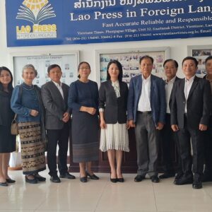 ສະມາຄົມນັກຂ່າວ ແຫ່ງ ສປປ ລາວ-ຈີນ ແລກປ່ຽນວຽກງານສື່ມວນຊົນ  - WhatsApp Image 2025 04 23 at 15 - Laophattananews