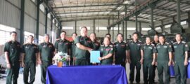 ກົມເຕັກນິກເຫຼົ່າຮົບມອບ ລົດຫຸ້ມເກາະ 6 ຄັນໃຫ້ກົມລົດຕັ້ງ-ຍານເກາະ ເປັນຜູ້ຄຸ້ມຄອງ  - 495964864 1085153980311611 40279661821283231 n 270x120 - Laophattananews